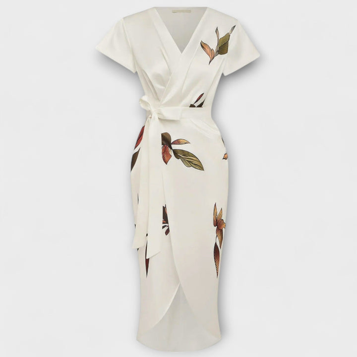 Szatén, átlapolós ruha