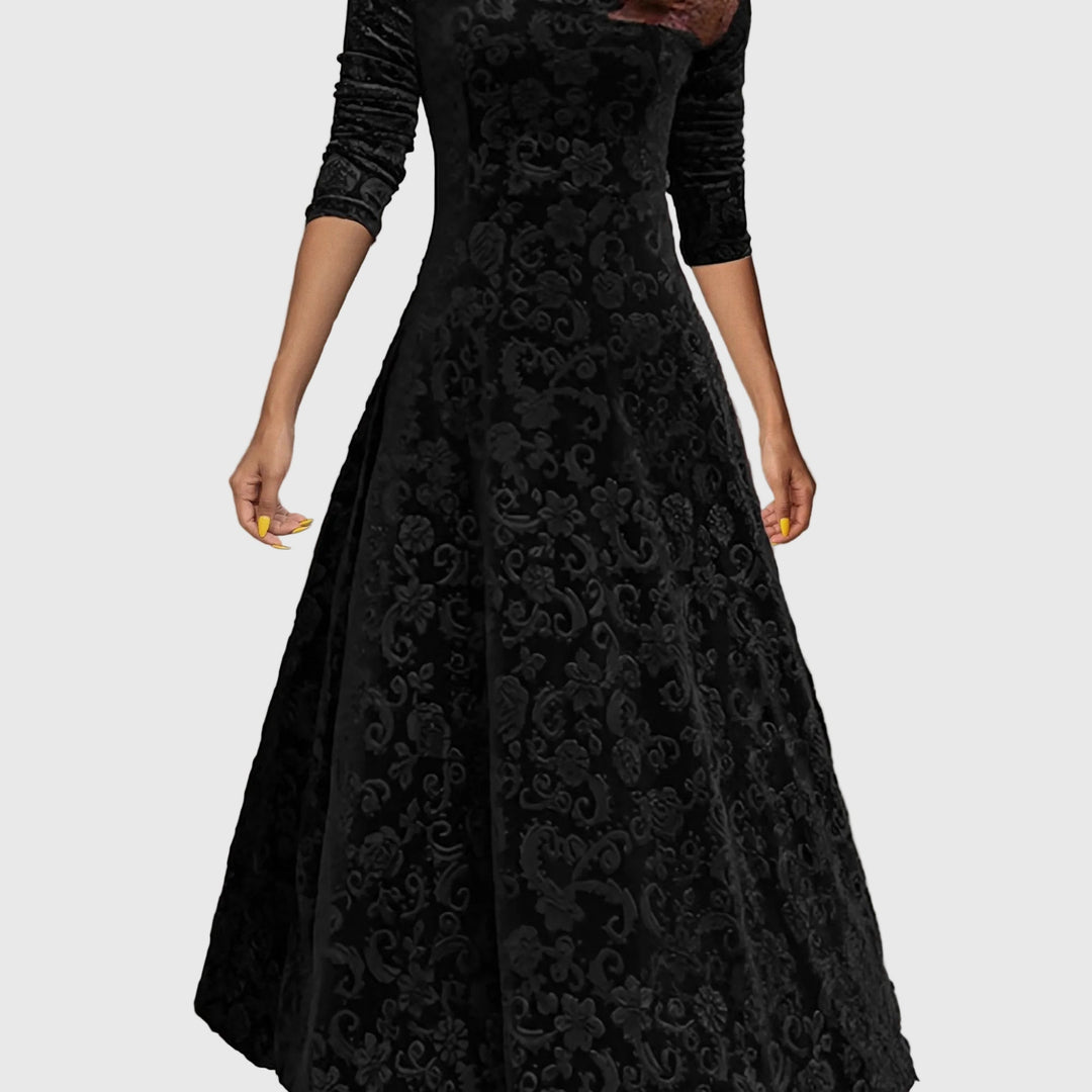 Nancy - Ünnepi Velúr Elegancia Ruha