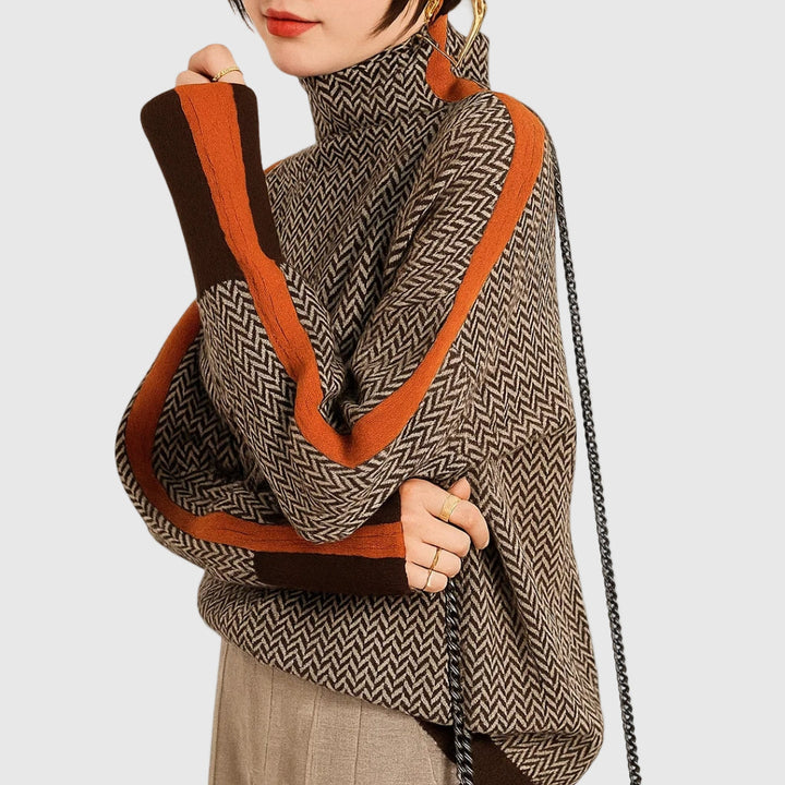 Martina - Magas nyakú pulóver