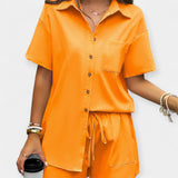 Kényelmes ing és rövidnadrág szett