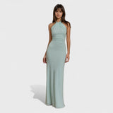 Elina - Halter dekoltúrás ruha