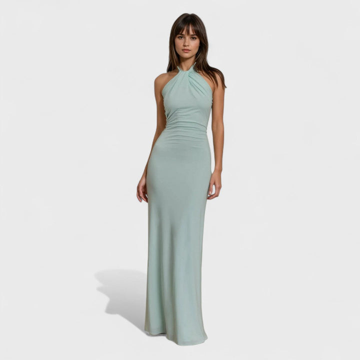 Elina - Halter dekoltúrás ruha