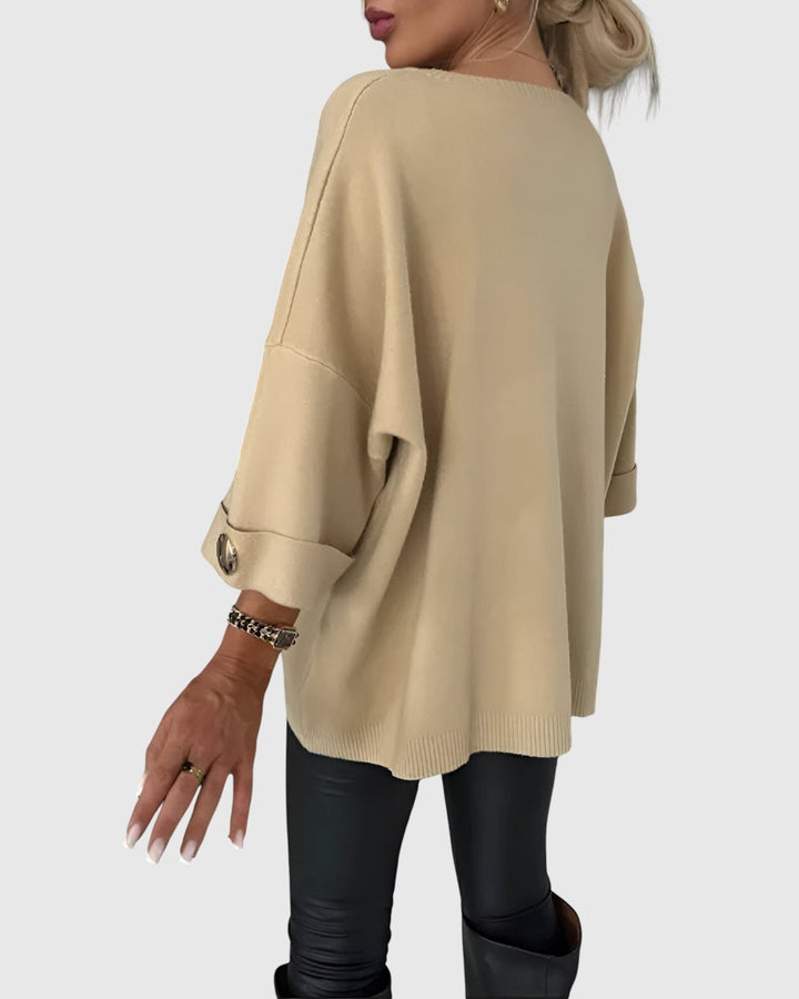 Janel - Elegáns mindennapi pulóver