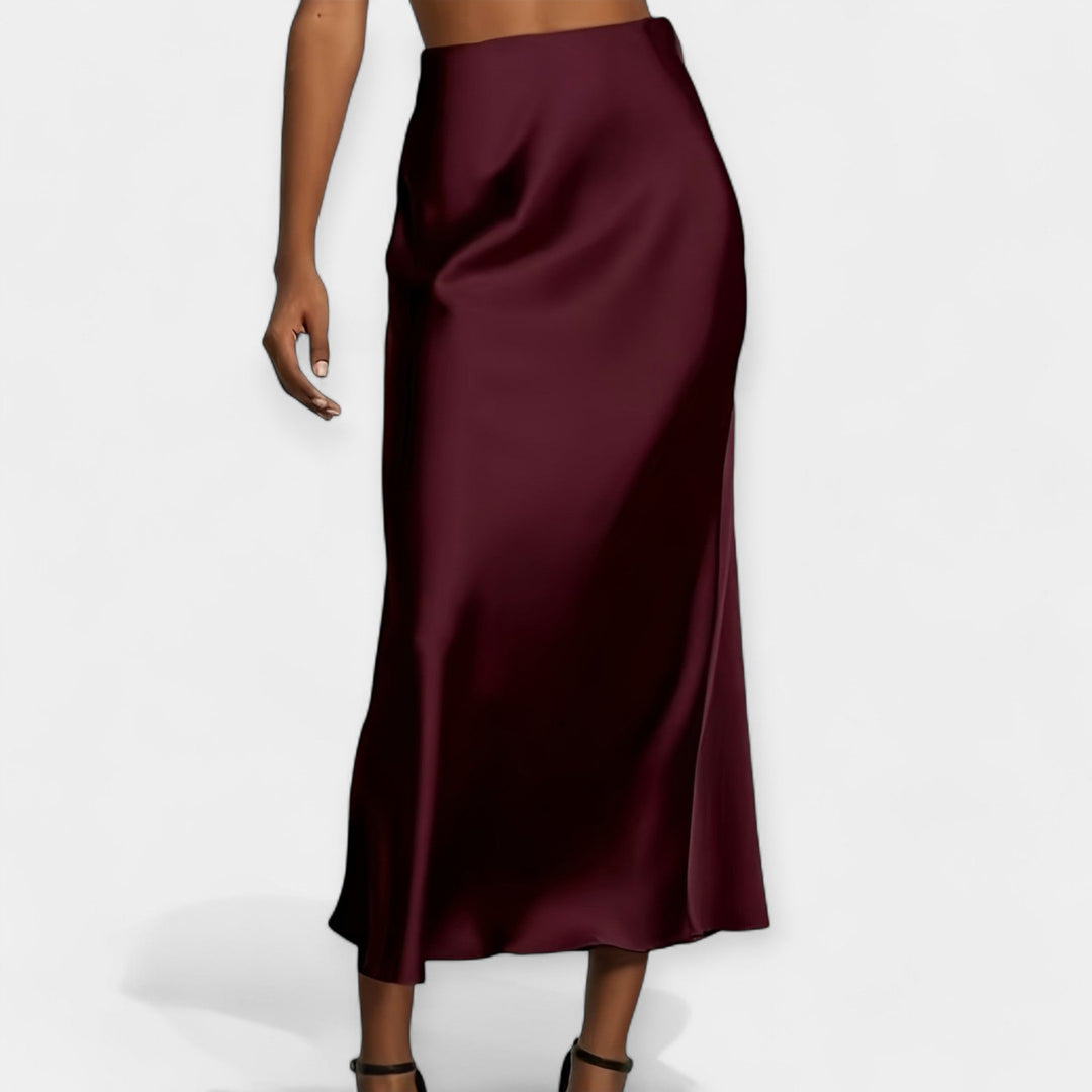 Magas derekú midi szoknya