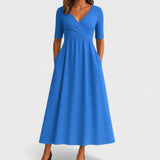 Leona - Elegáns Ruha Különleges Dekoltázzsal