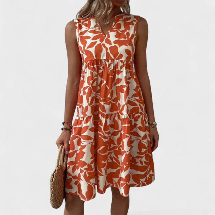 Eszter - Virágmintás Szabad Ruha