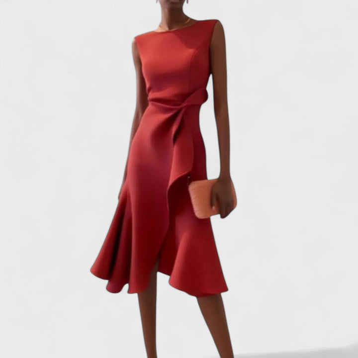 Andrea - Aszimmetrikus ruha elegáns kiemelkedésekkel