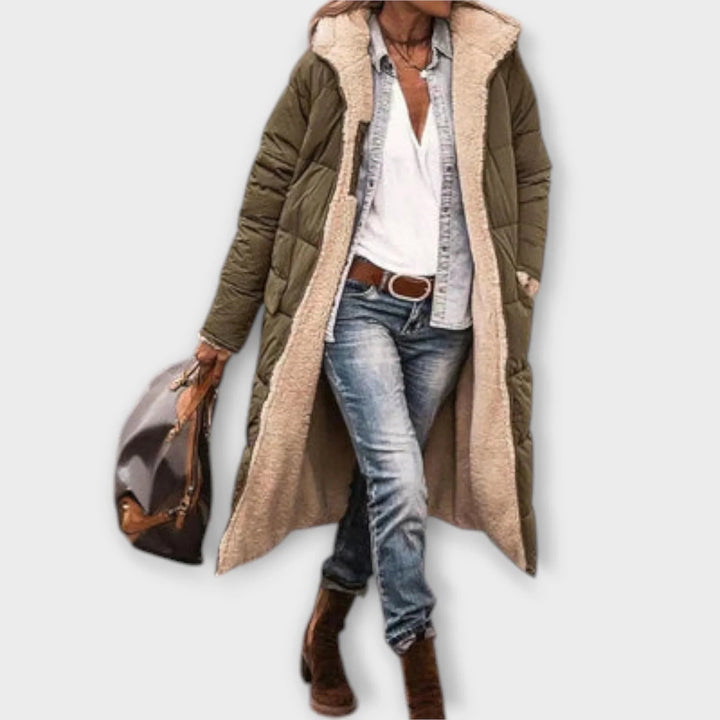 Külső - Meleg kabát bőr béléssel