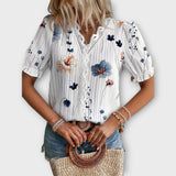 Emily - Divatos blúz V-nyakkivágással