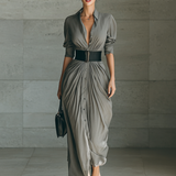 Zahara | Hosszú pliszírozott ruha