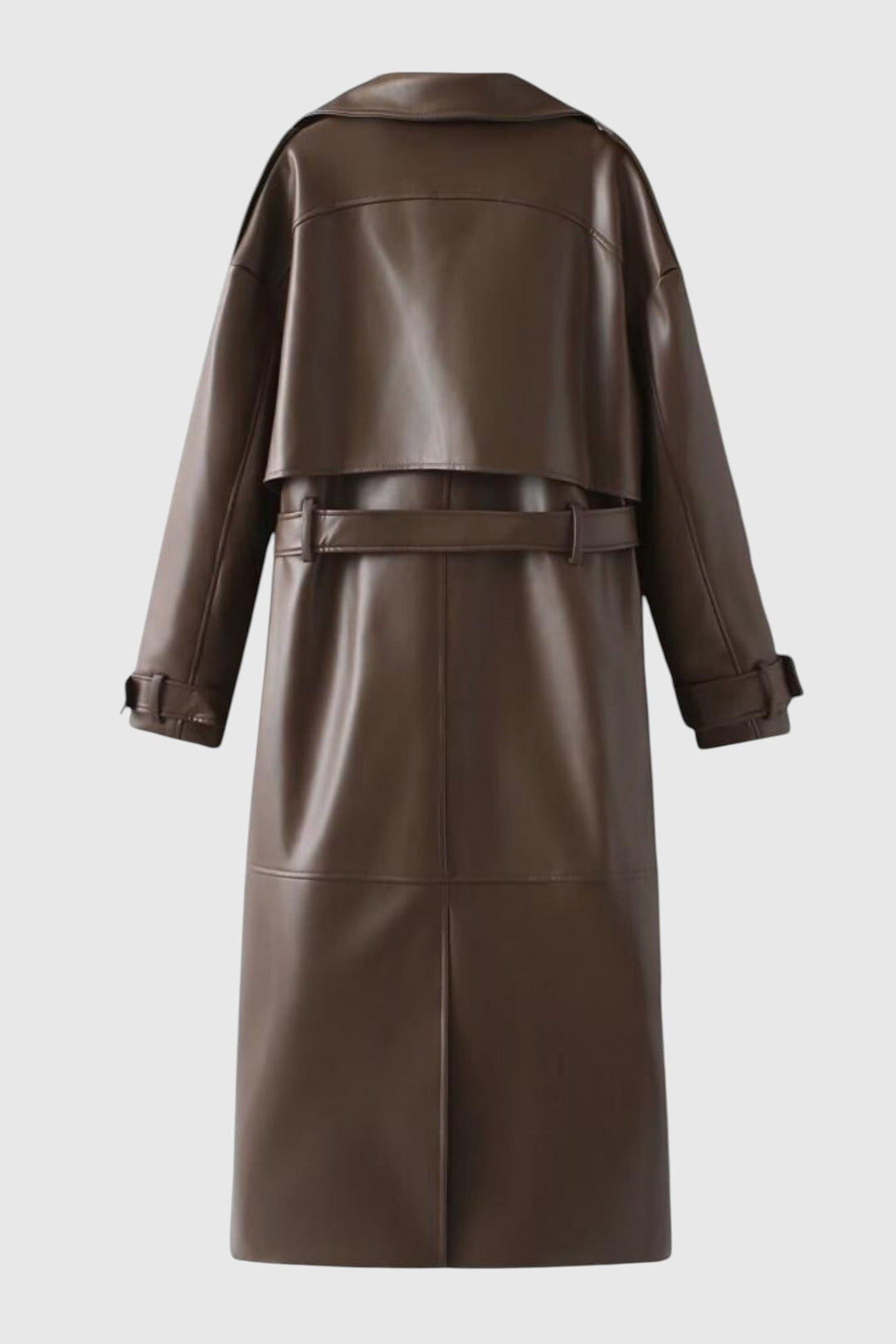 Zora – gabardin kabát övvel