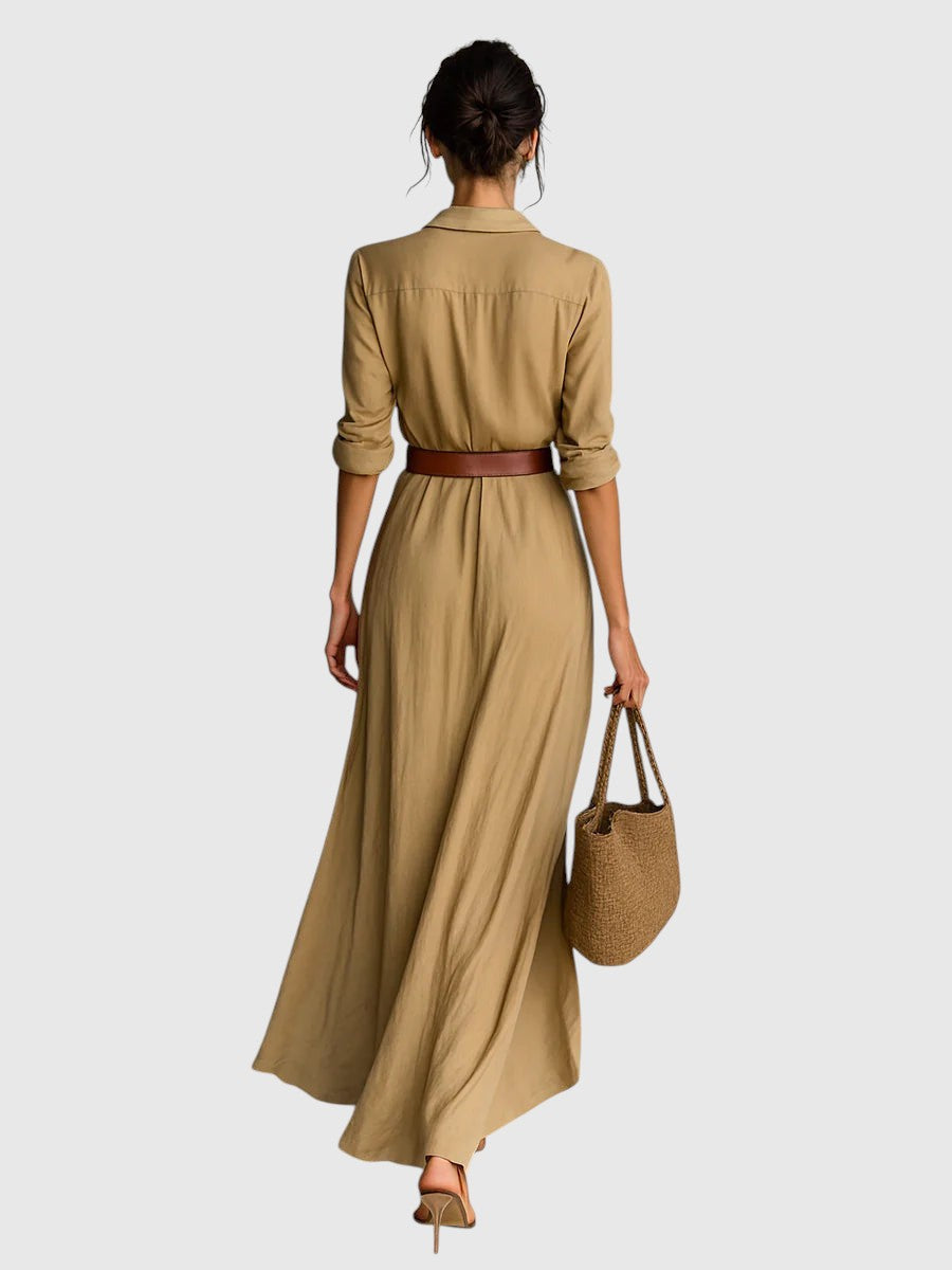 Klara – Elegáns dekoltázsú ruha