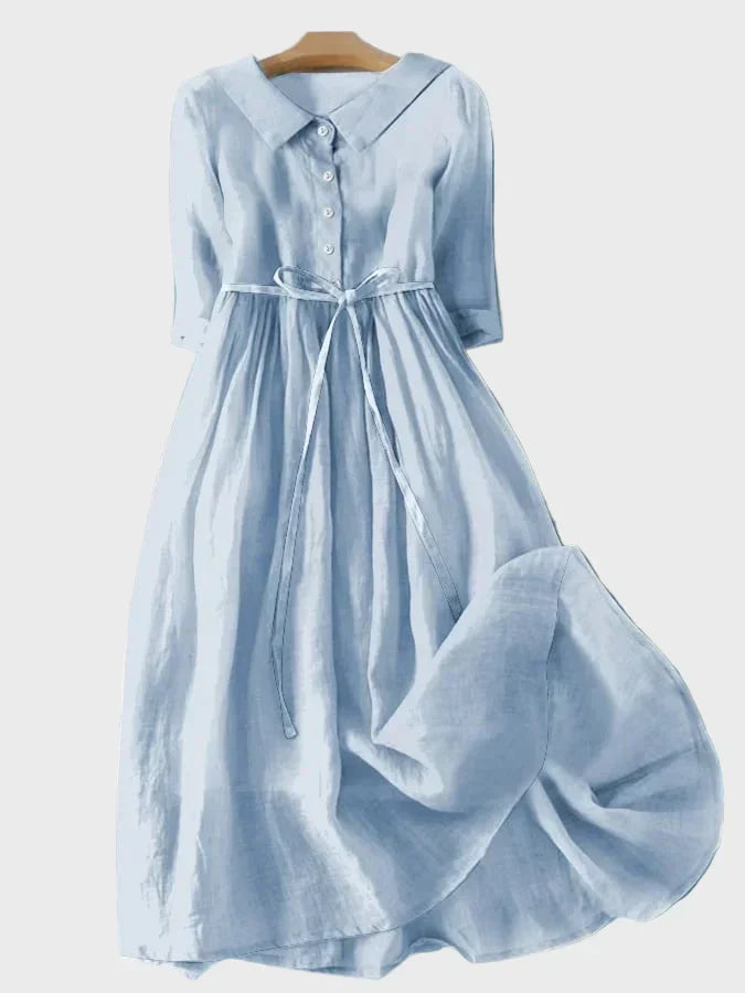 Elegáns galléros ruha