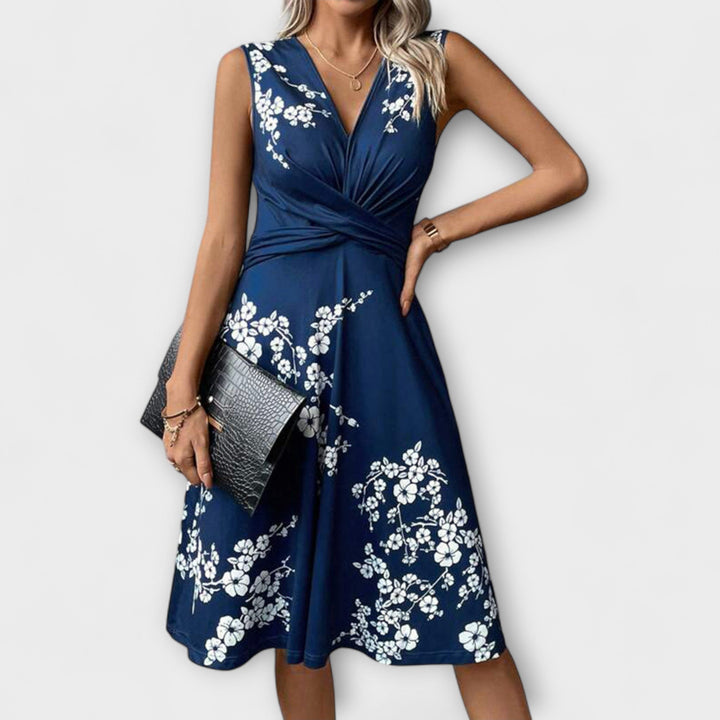 Lina - Nyári ruhák keresztbe tett dekoltázzsal