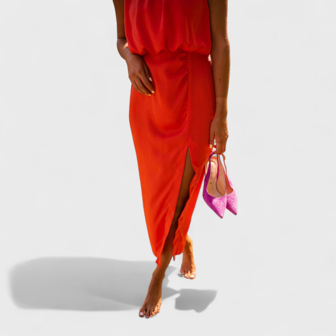 Libuše - Friss Ruha Elegáns Kivágással