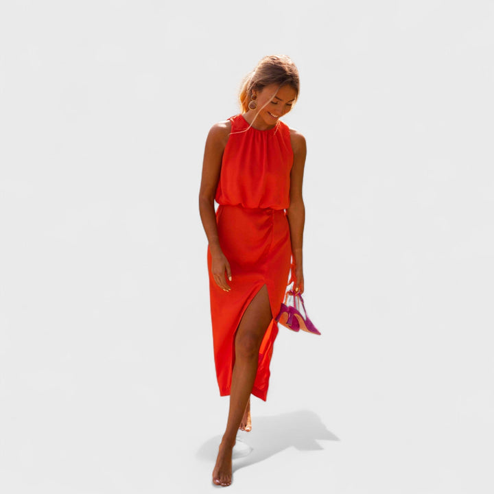 Libuše - Friss Ruha Elegáns Kivágással