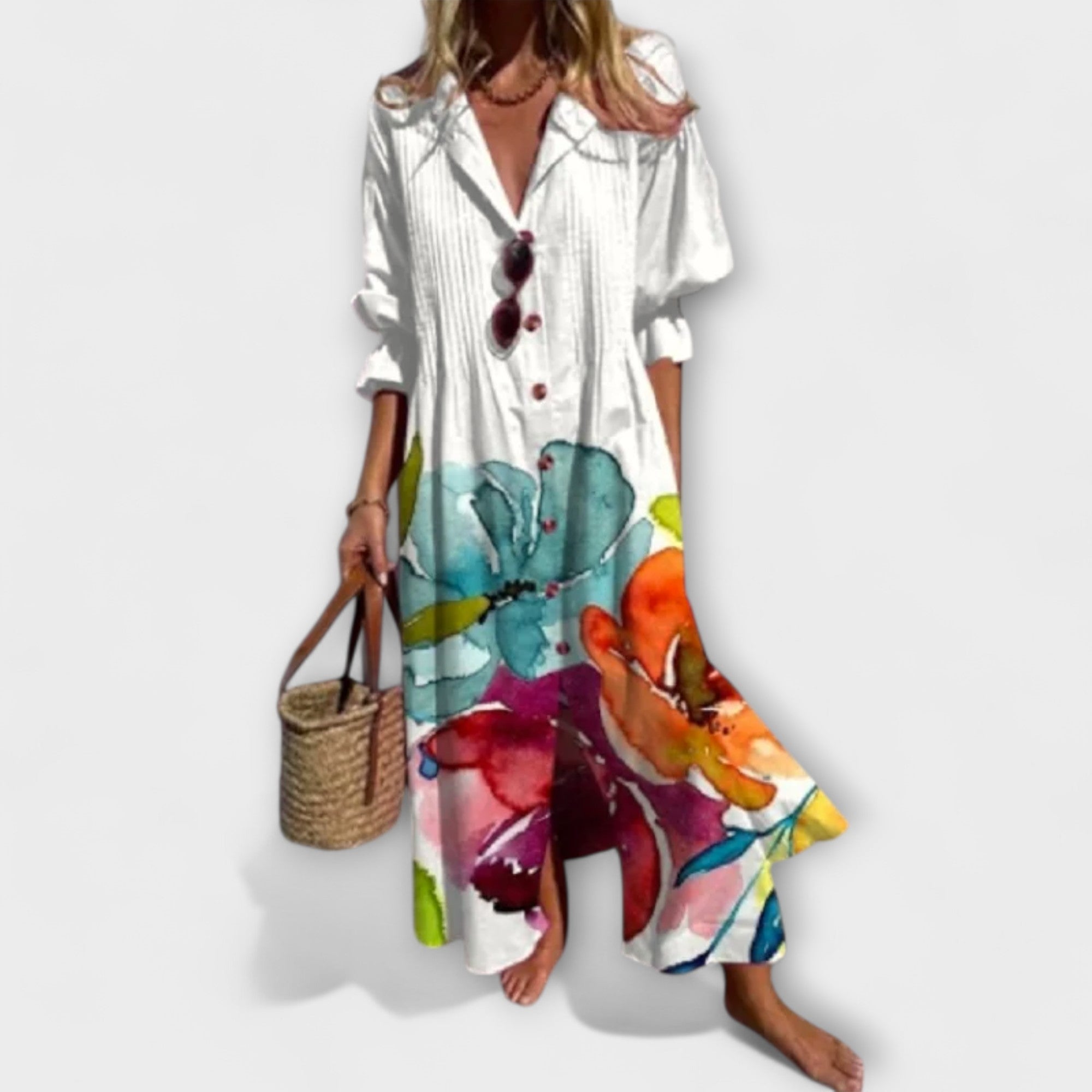 Lila - Személyre szabott maxi kabát hasfedővel