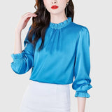 Jana - Elegáns selyem blúz