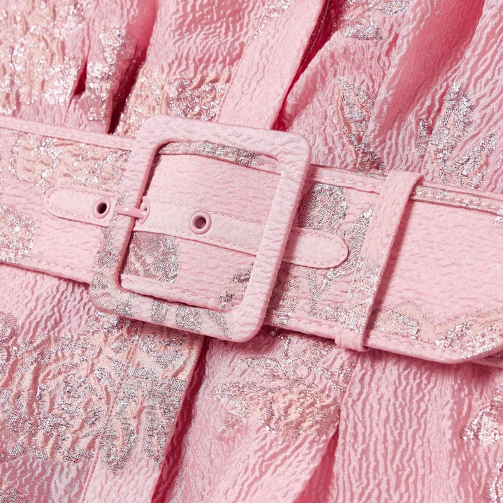 Beatrice™ | Rózsaszín ruha ballon ujjakkal