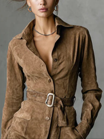 Alba | Hosszú ujjú midi ruha