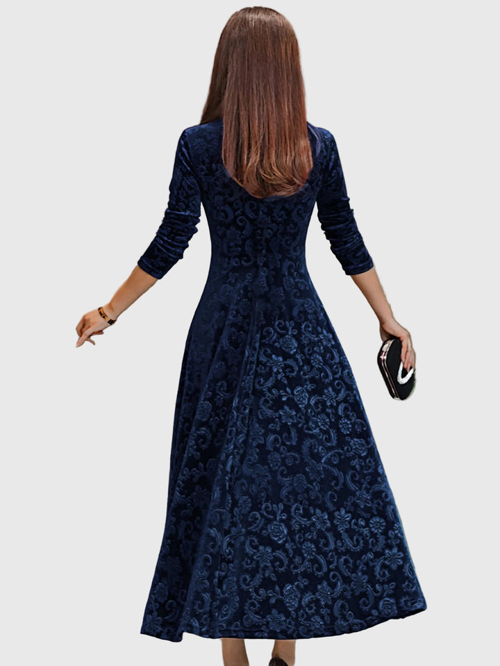 Nancy - Ünnepi Velúr Elegancia Ruha