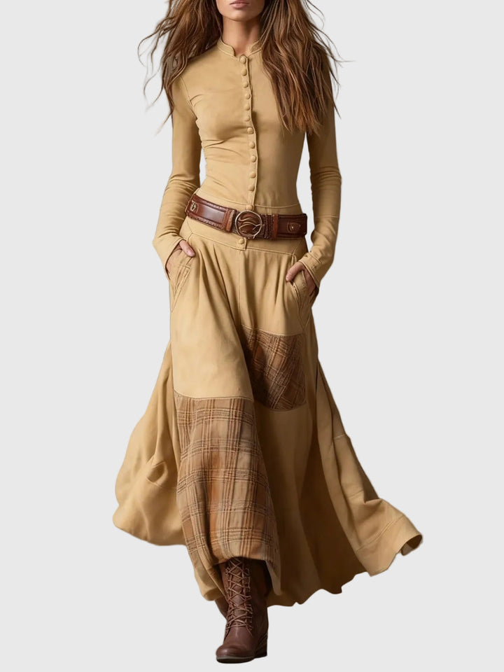 Azucena - Maxiruha övvel, öko-suede anyagból