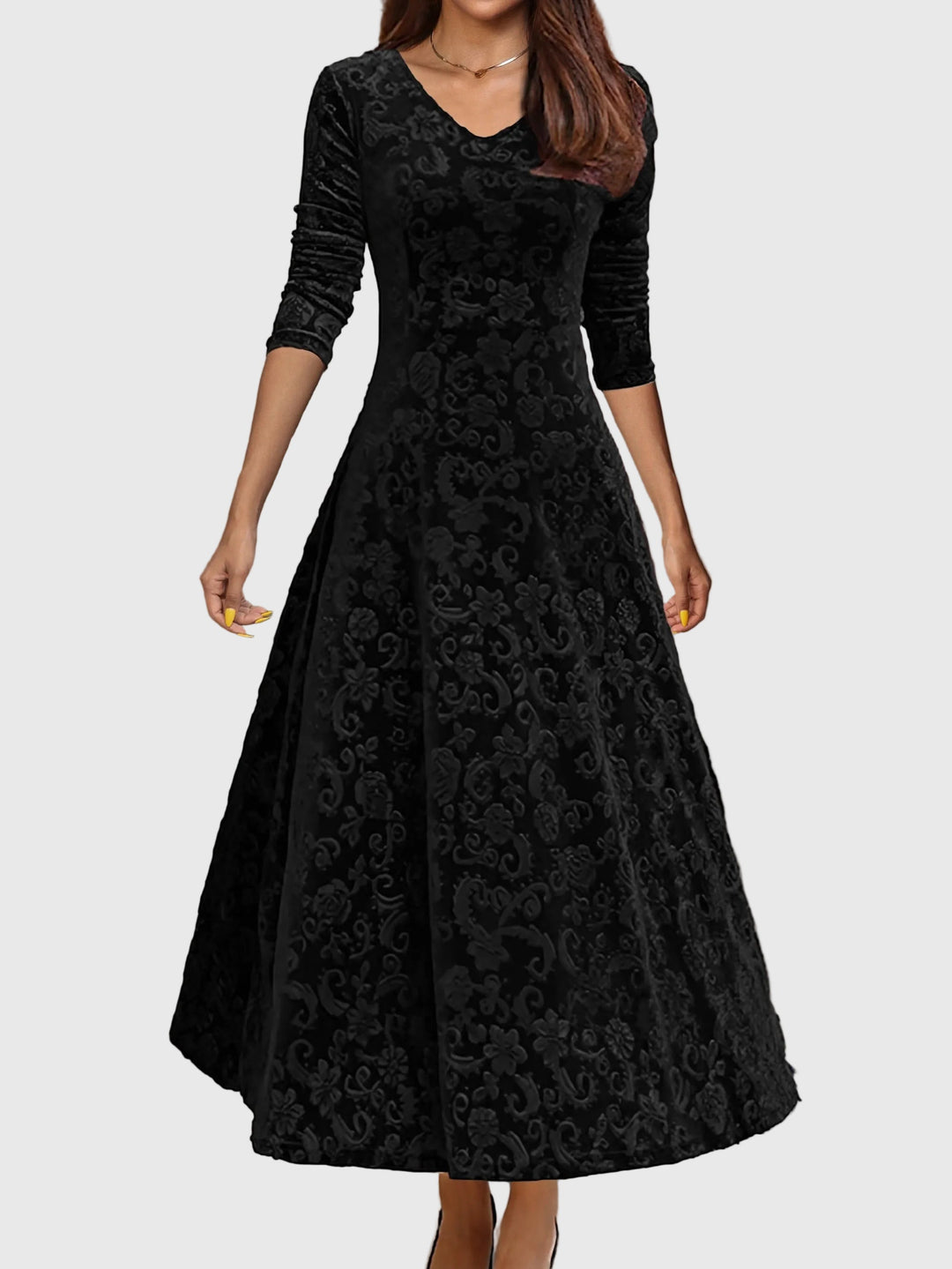 Nancy - Ünnepi Velúr Elegancia Ruha