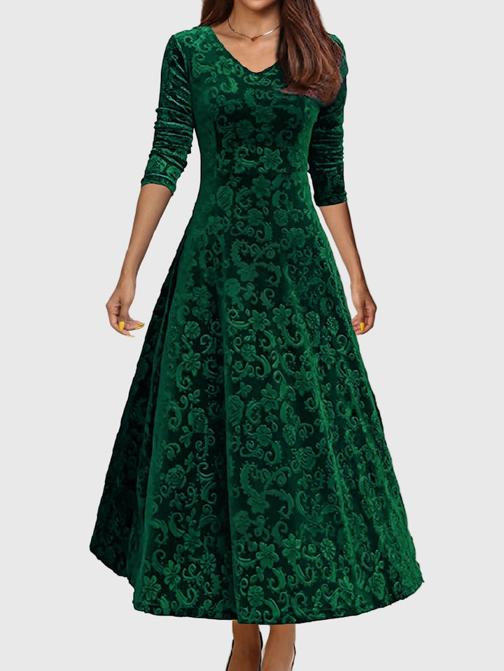 Nancy - Ünnepi Velúr Elegancia Ruha