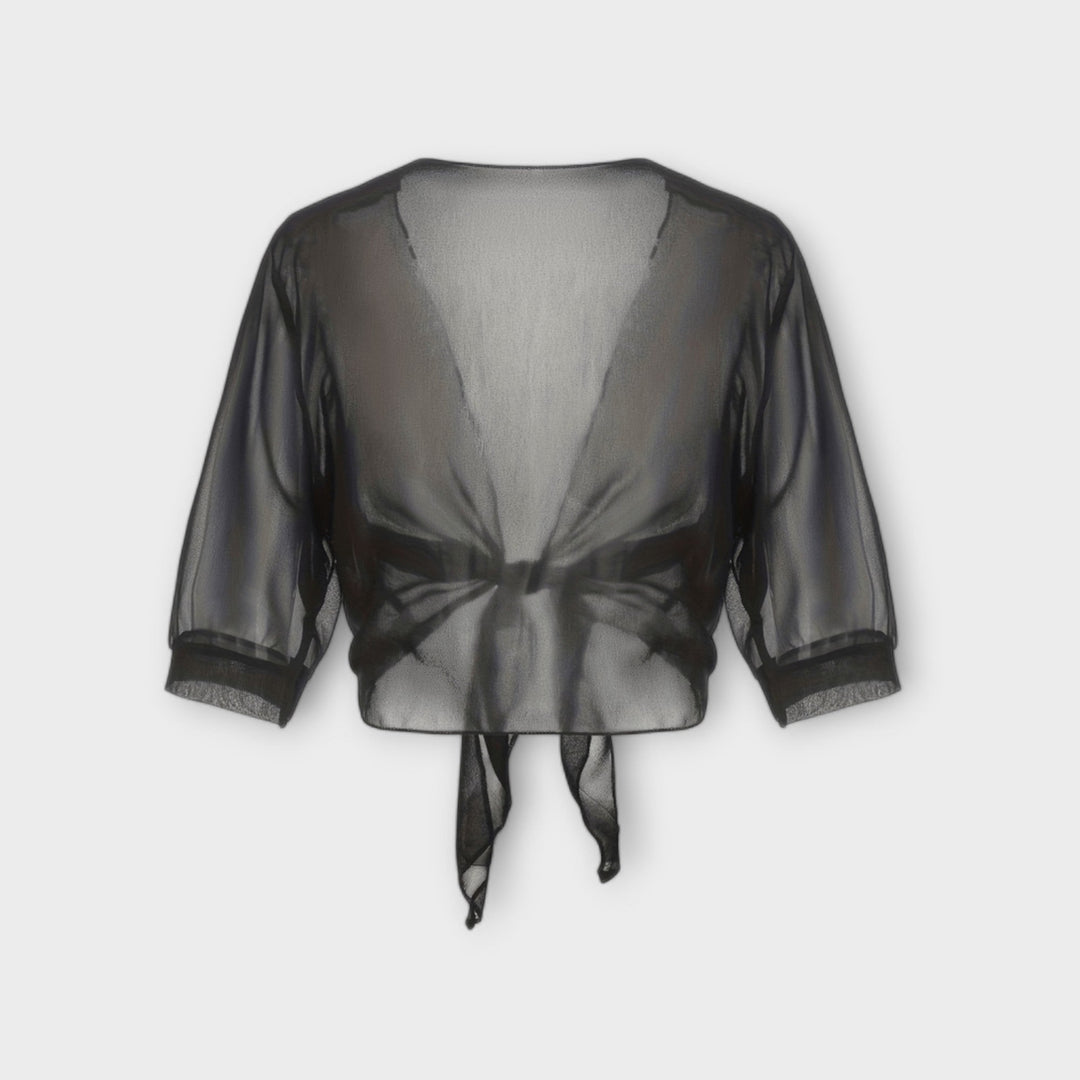 Olivia - Blúz nyitott elülső panellel