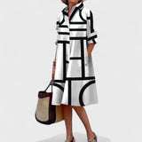 Stella - Geometrikusan Elegáns Ruha