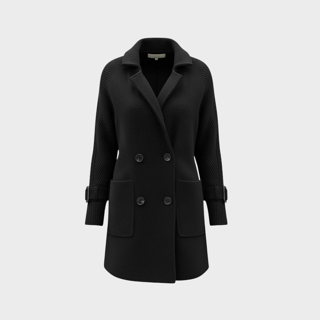 Rózsa - Prémium kabát dupla gombolással