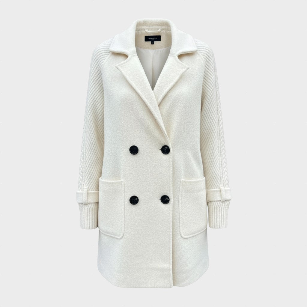 Rózsa - Prémium kabát dupla gombolással