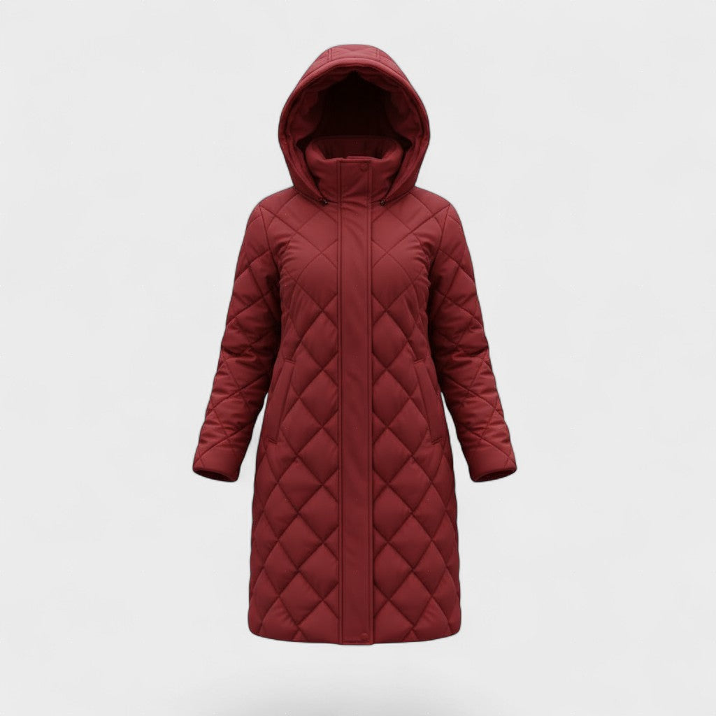 Bogná - Elegáns, kapucnis pufi dzseki