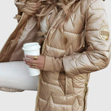 Nolven – Elegáns női kabát kapucnival