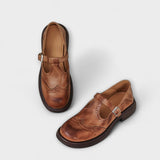 Isla - Elegáns bőr Mary Jane