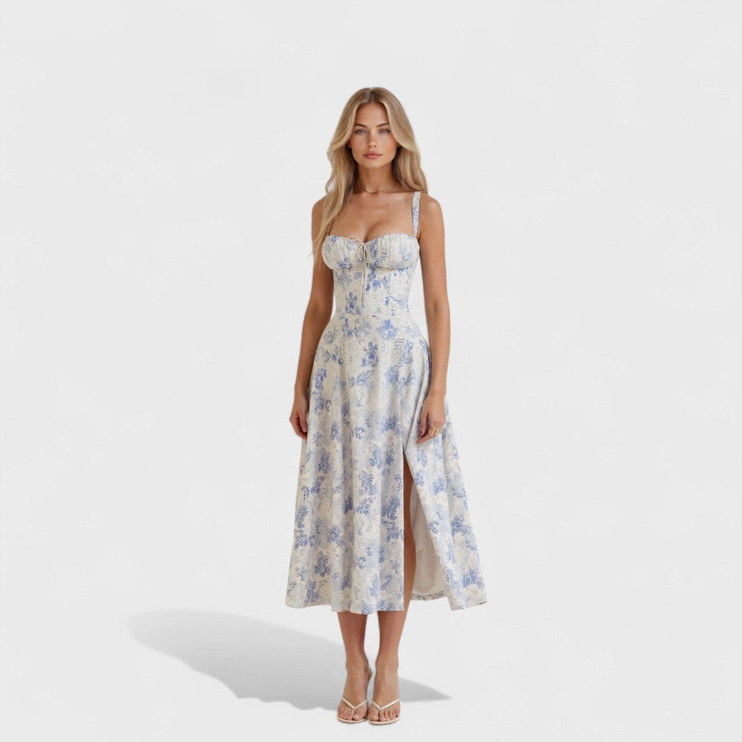 Kiana - Fűzős Midi Ruha