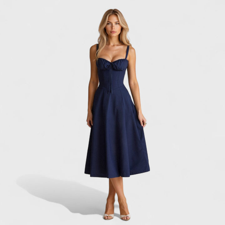 Kiana - Fűzős Midi Ruha