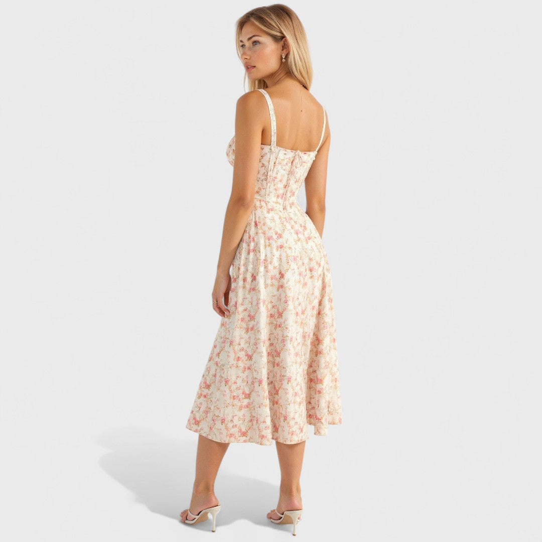 Kiana - Fűzős Midi Ruha