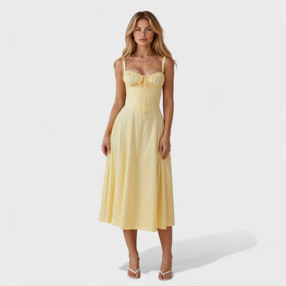 Kiana - Fűzős Midi Ruha