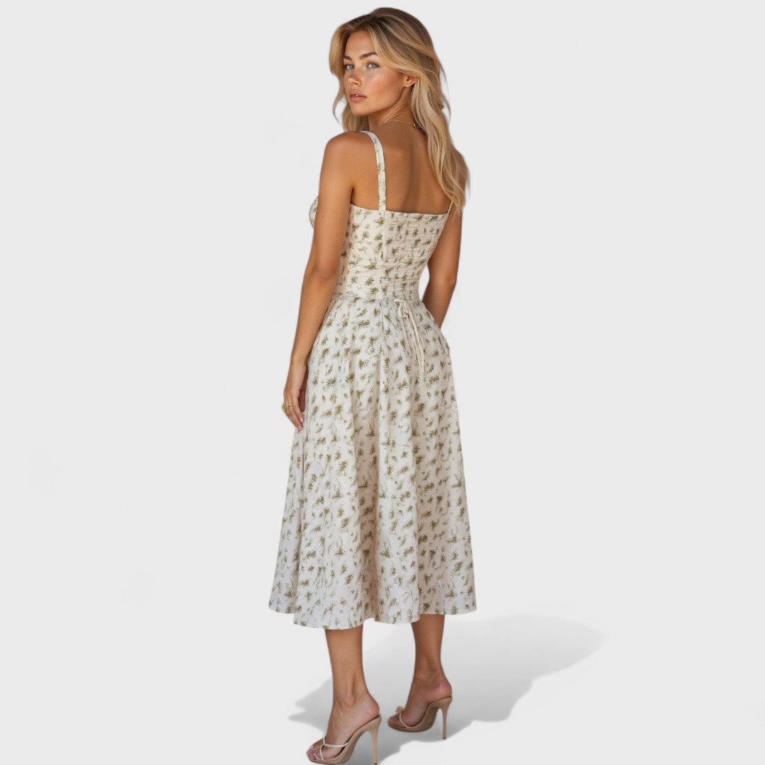 Kiana - Fűzős Midi Ruha