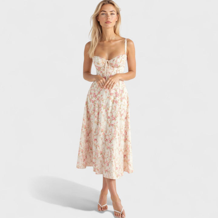 Kiana - Fűzős Midi Ruha