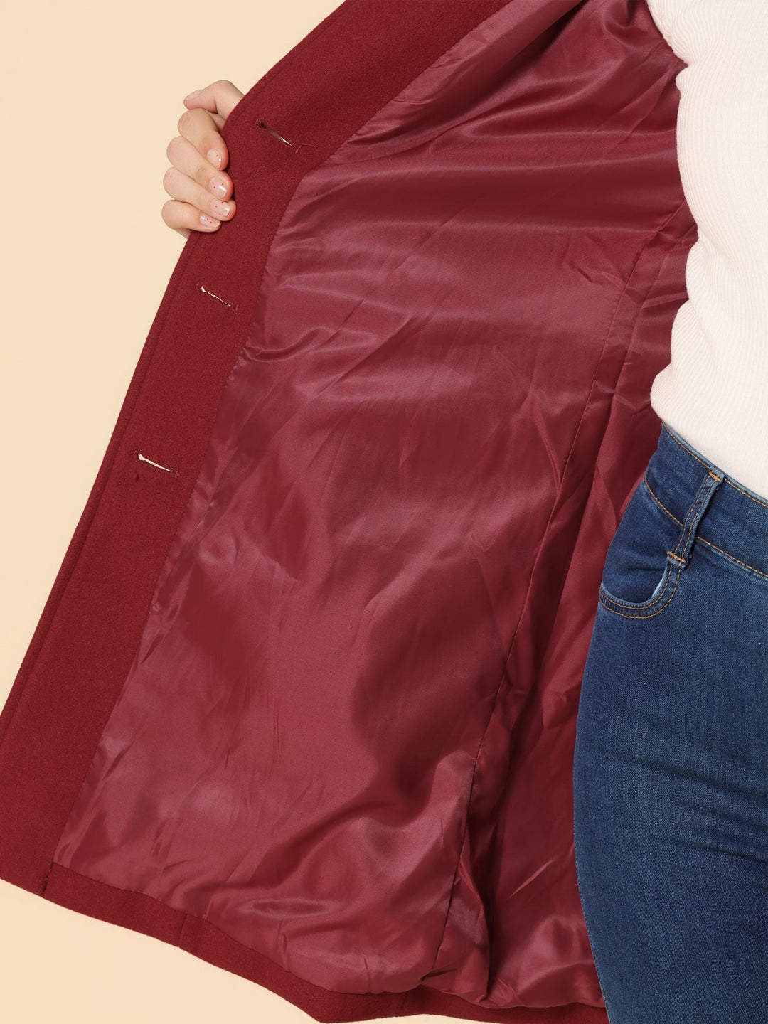 Josephine - Női Egysoros Téli Trench Kabát