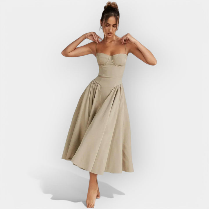 Elegáns midi ruha nyárra