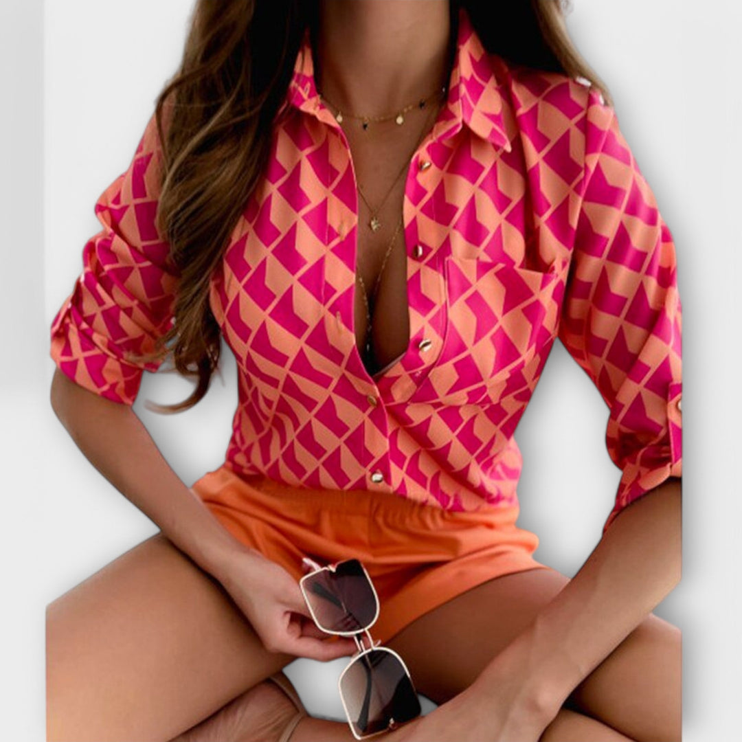 Klasszikus galléros blúz